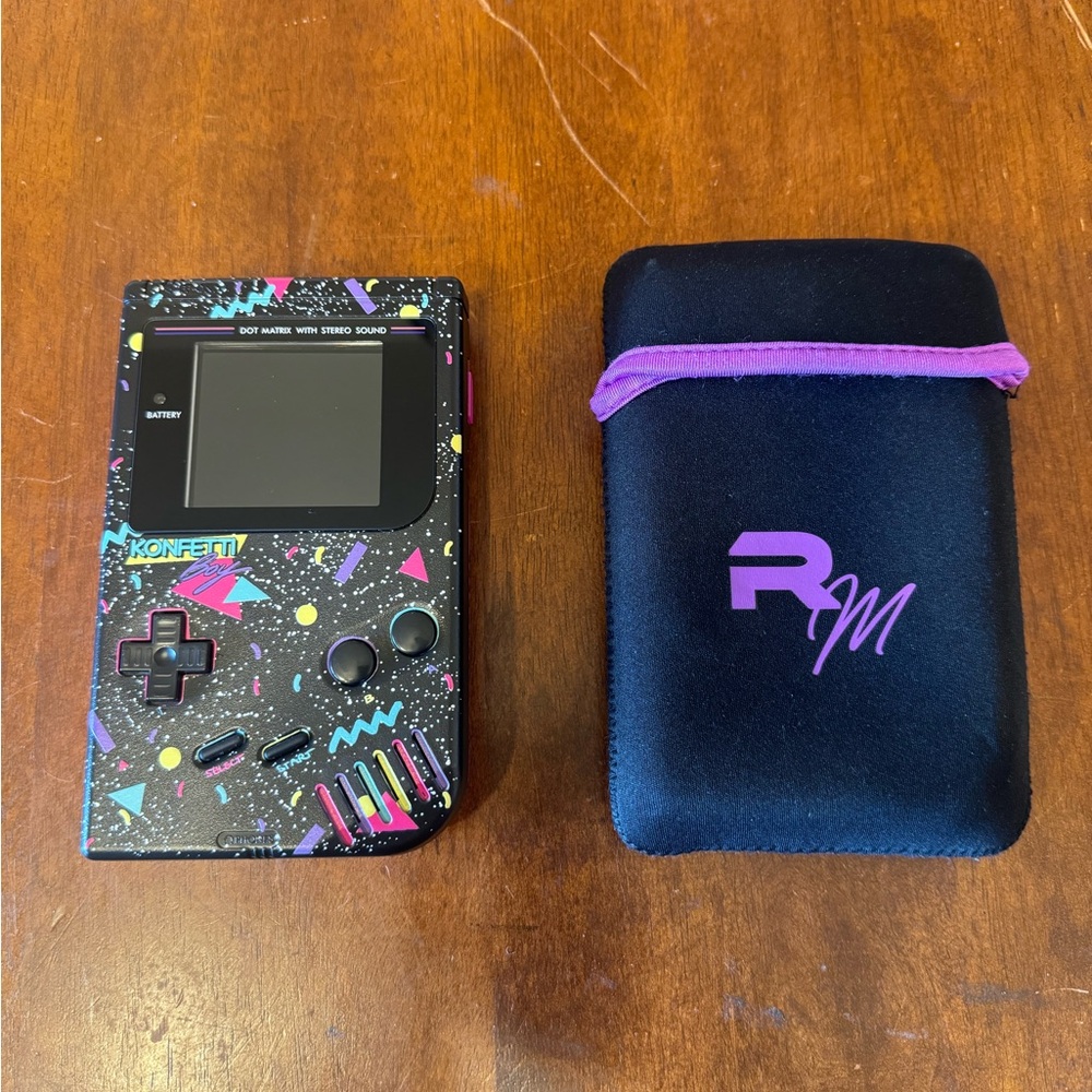 90’s Konfetti Custom Modded Game Boy DMG